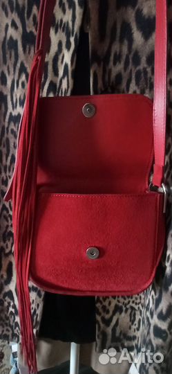 Сумка замшевая б/у