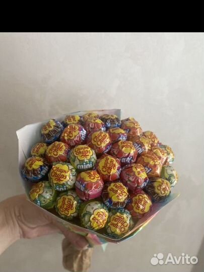 Букет из чупа чупсов