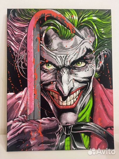 Картина Джокер (написана, не постр)