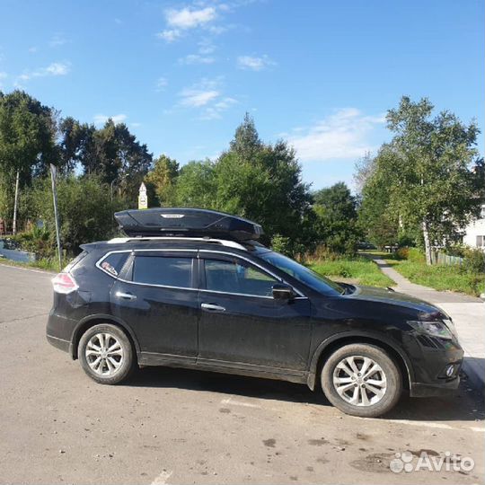 Автобокс Broomer черный глянец на Nissan X-Trail