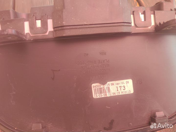 Панель приборов Hyundai Solaris