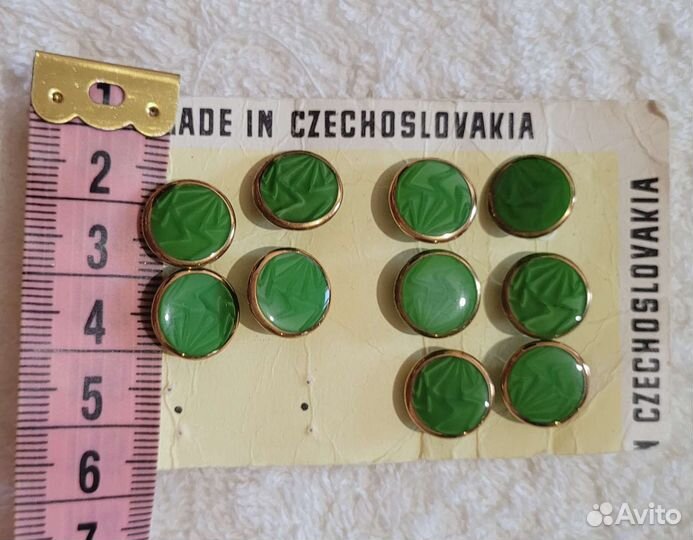 Пуговицы из прошлого) maden in czechoslovakia