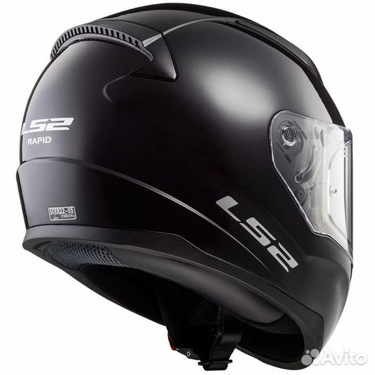 Мотошлем LS2 FF353 Rapid Solid (черный, L)