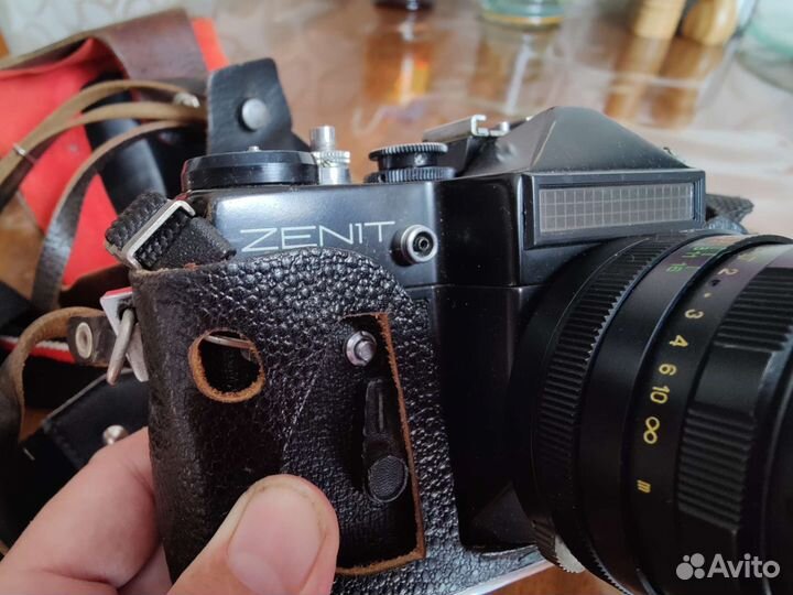 Пленочный фотоаппарат Зенит ET с объективом Helios