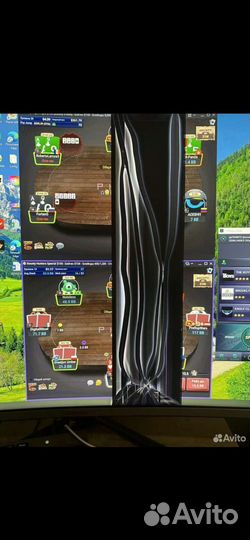 Монитор Samsung Curved U32R590CWM, битые пиксели