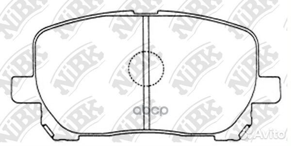 Колодки тормозные дисковые toyota voxy 2.0 2001