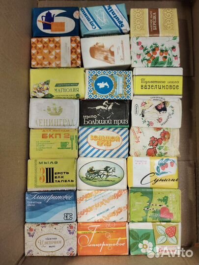Мыло СССР советское разное
