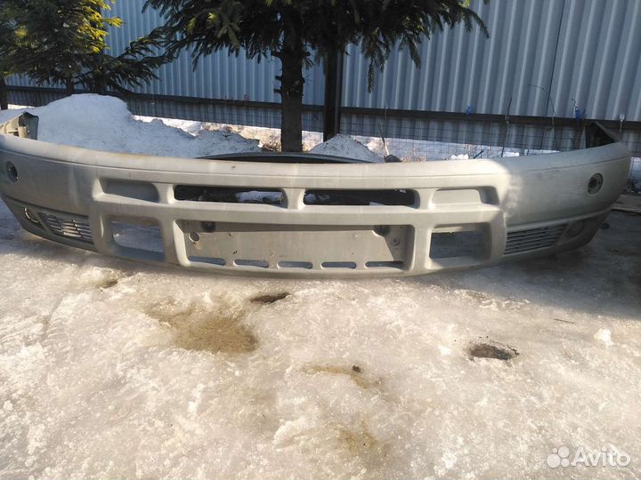 Бампер на газель решетка облицовка цена за все