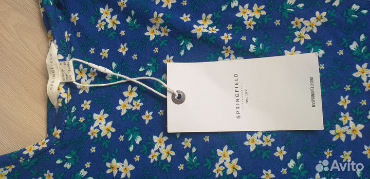 Майка топ синий и красный