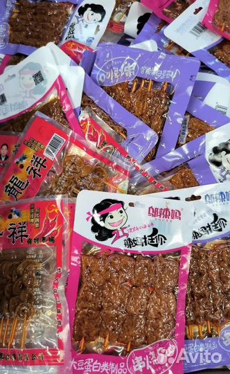 Острая соя на палочке