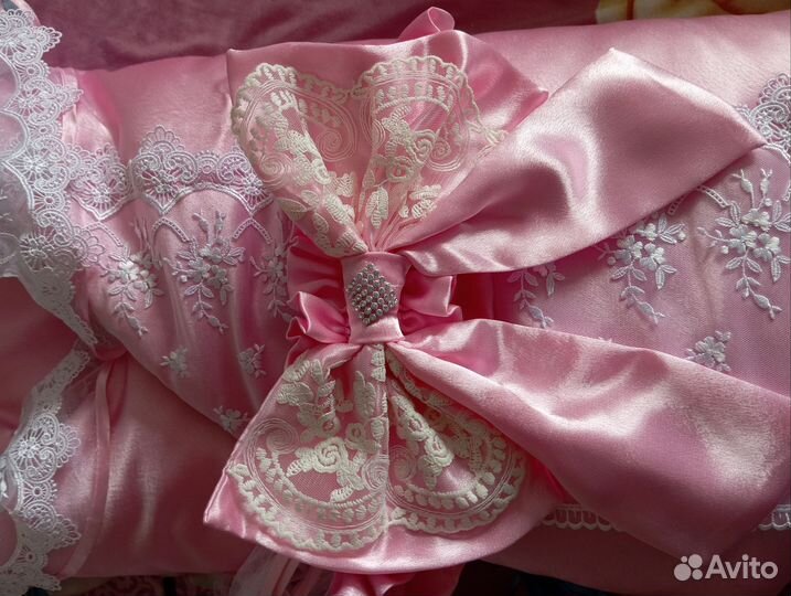 Конверт на выписку для девочки осень