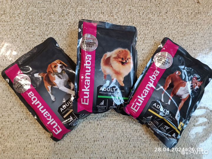 Корм для собак влажный