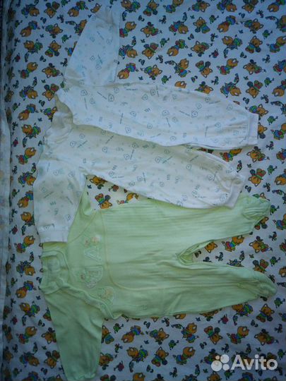 Пакет детских вещей. Размер 50-56