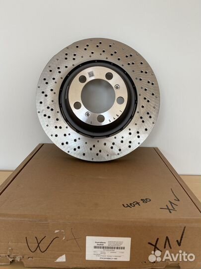 Диск тормозной задний левый Porsche Carrera GT3-3