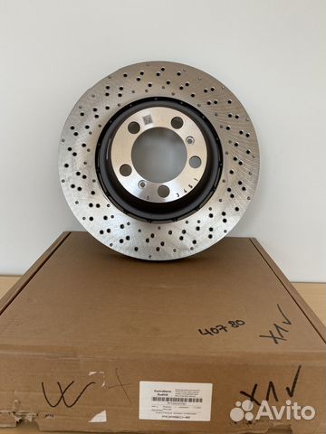 Диск тормозной задний левый Porsche Carrera GT3-3