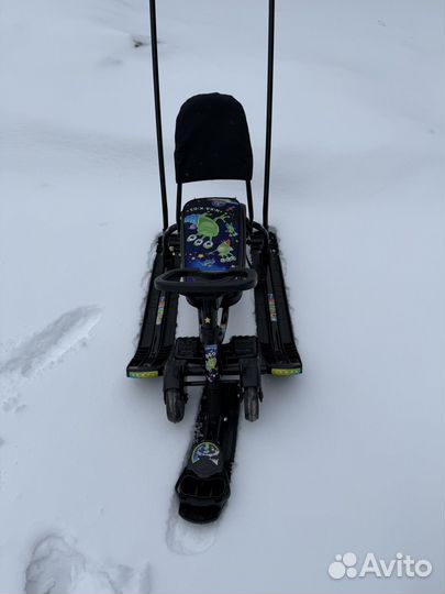 Снегокат с колесами Nika Kids