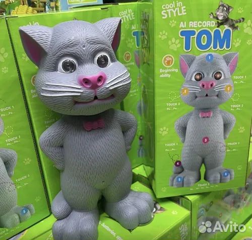 Интерактивный говорящий Кот Том