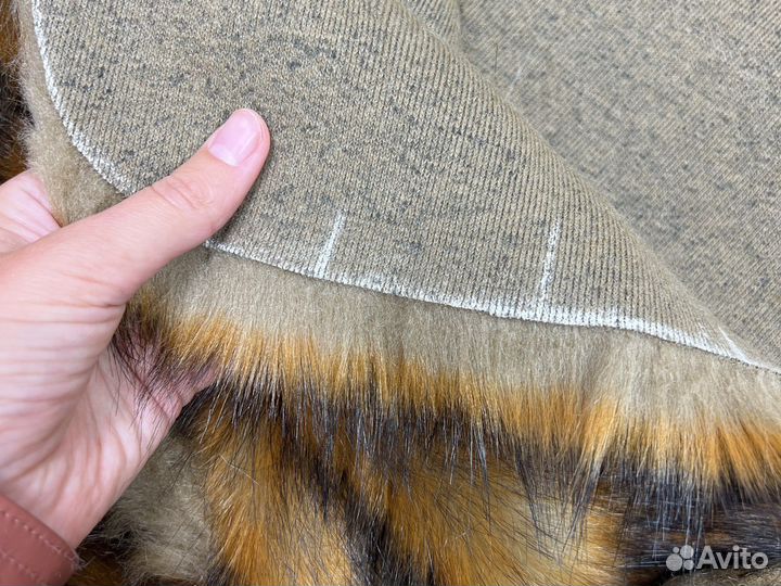 Экомех (отрез) искусственный мех под лису