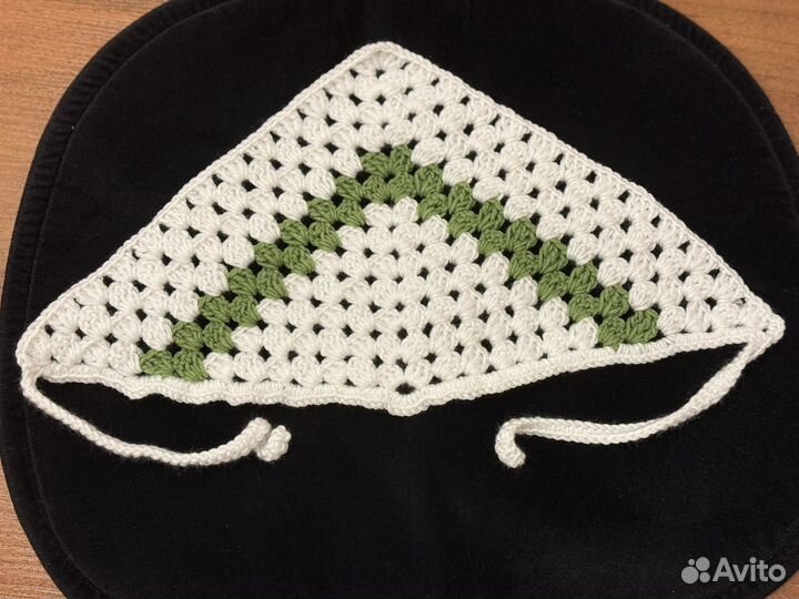 Косынка детская вязаная