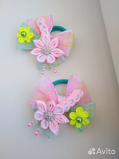 Банты, заколки ручной работы