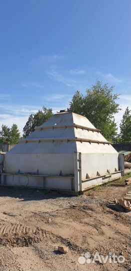 Бочка металлическая, бункер