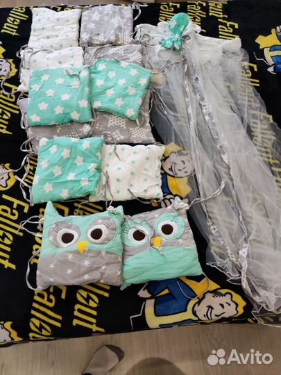 Бортики в кроватку