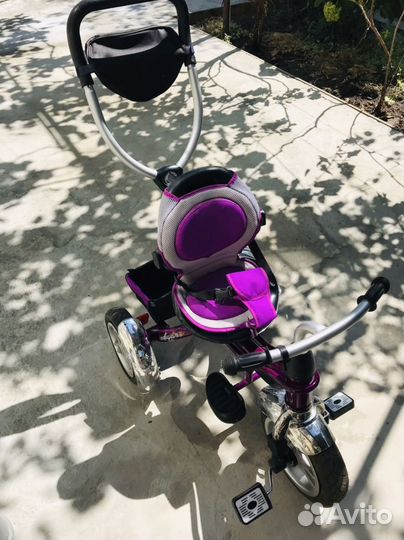 Детский велосипед с родительской ручкой