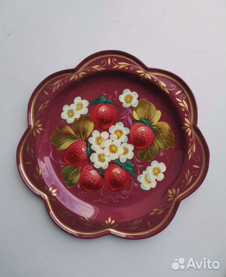 Поднос жостово новый 18см