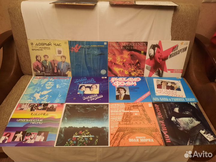 Виниловые пластинки разных исполнителей