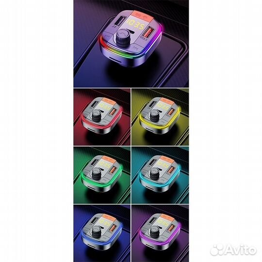 MP3 плеер + FM трансмиттер с дисплеем и контурной