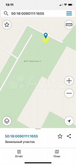 Участок 13 сот. (СНТ, ДНП)