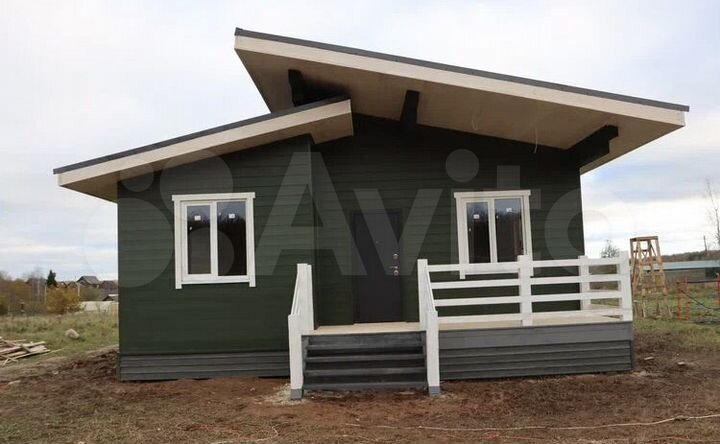 Коттедж 65 м² на участке 8 сот.