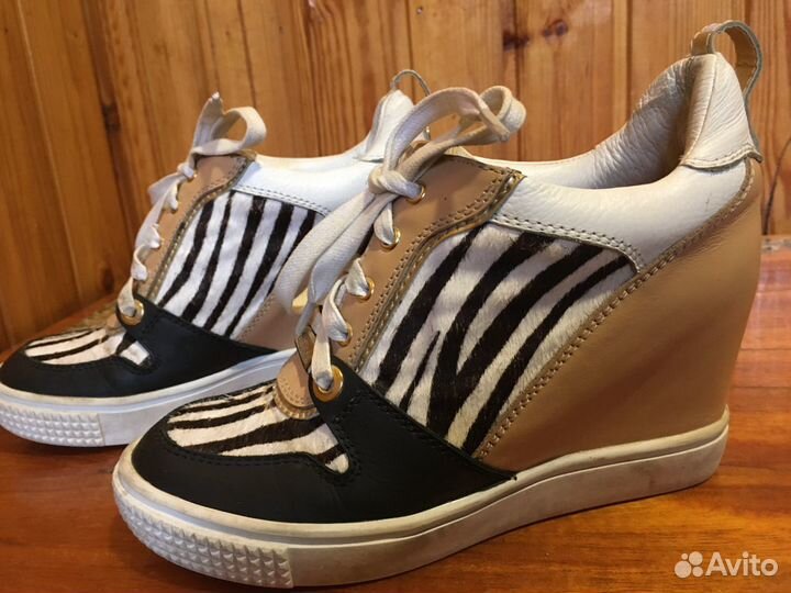 Кеды medea 35р кожа на платформе