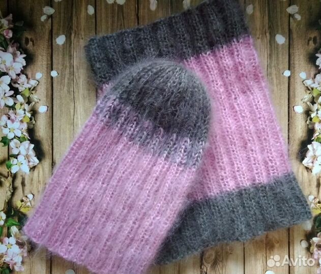 Новое Шапка и снуд из мохера