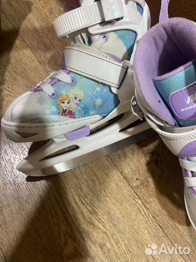 Коньки раздвижные для девочки 27-31