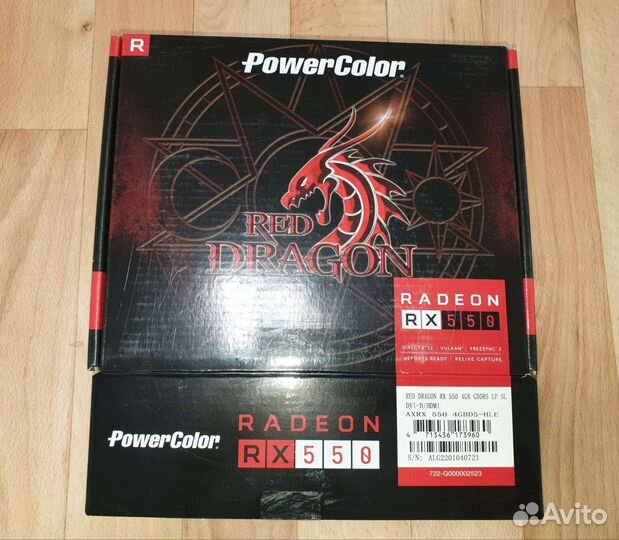 Видеокарта Radeon RX 550