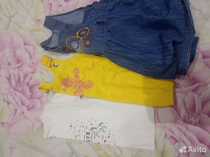 Вещи пакетом на девочку 122 128