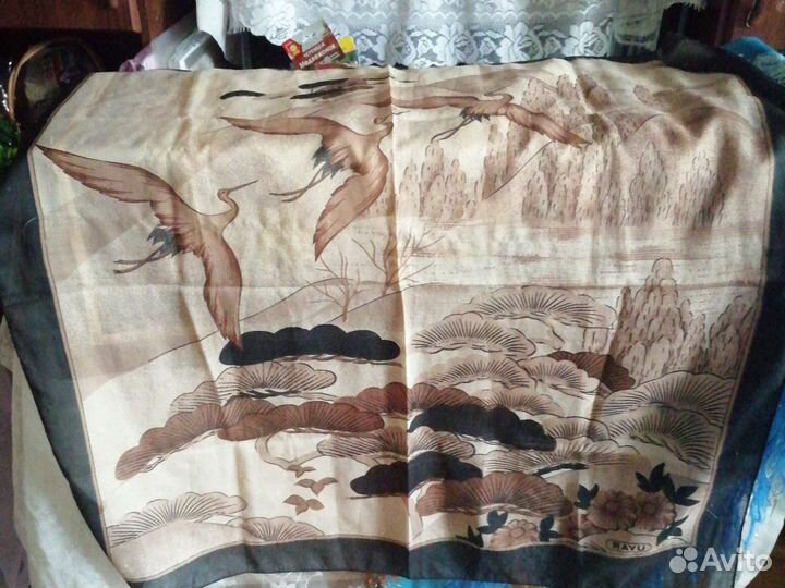 Шёлковый платок СССР