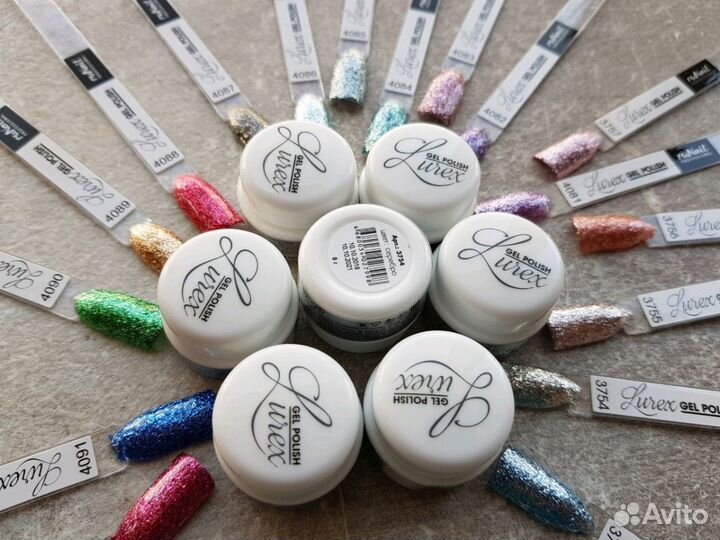 Жидкие блёстки Lurex для ногтей