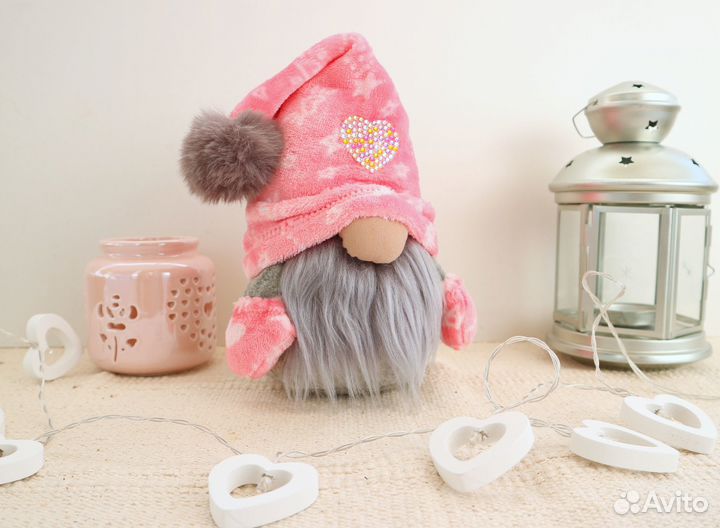 Плюшевый Гном игрушка подарок