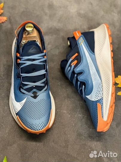 Nike pegasus trail 2 голубо-синие разм. 42