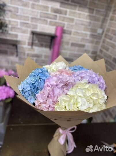 Букет из гортензий