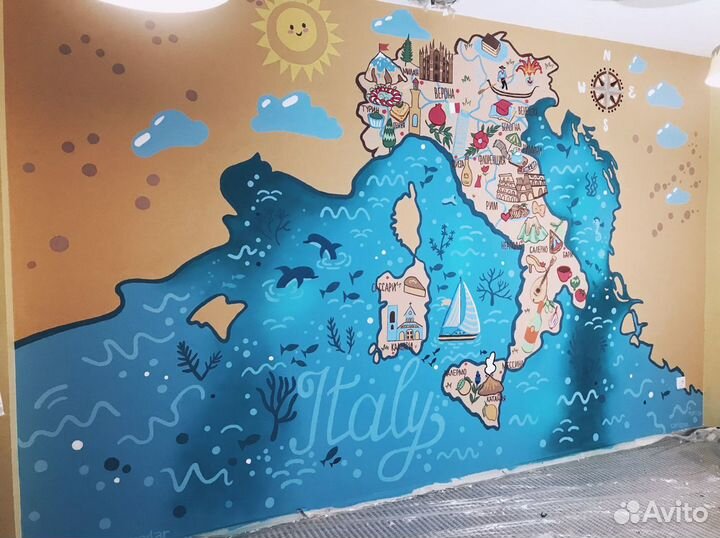 Граффити. Роспись стен. Художник