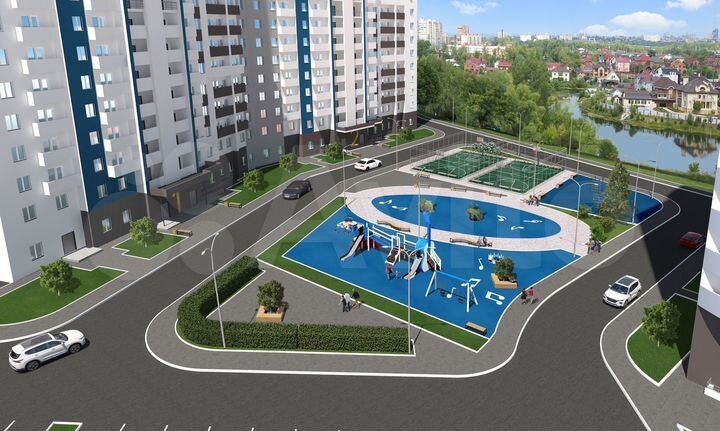 1-к. квартира, 54,1 м², 14/18 эт.