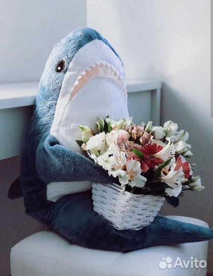 Мягкая игрушка Акула Блохей от Икеа