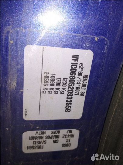 Разбор на запчасти Renault Twingo