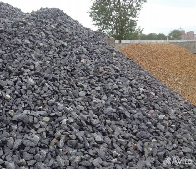 Щебень 5-20 мм, 20-40 мм, 40-70 мм