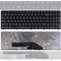 Клавиатура Asus K50, K60, K70 черная с рамкой