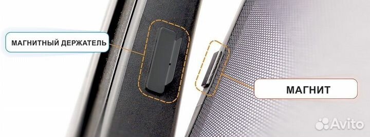 Каркасные шторки на Toyota Land Cruiser 200