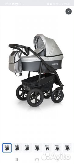 Коляска 3 в 1 с автолюлькой